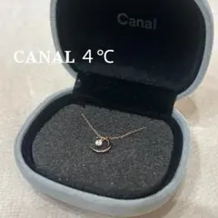 CANAL 4℃ シルバー ピンクゴールド ネックレス 月モチーフのサムネイル