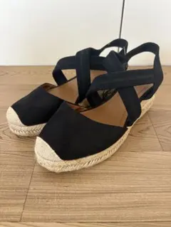 【新品】H&M エイチアンドエム エスパドリーユ ウエッジサンダルのサムネイル