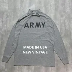 米軍実物 ARMY USA製 ロンティ モックネック ゴールデンサイズ杢Mのサムネイル