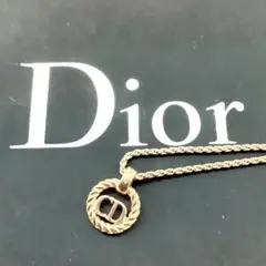 3141-10 極美品✨ Dior ネックレス CD ロゴ 希少 刻印 cm - メルカリ