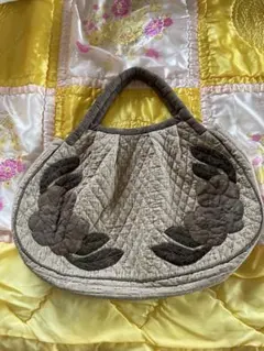 ハンドメイドハワイアン柄キルティング花柄グラニーバッグ