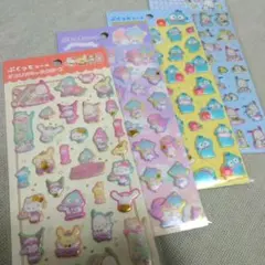 サンリオキャラクターズ ぷくっとシール 4枚セットのサムネイル