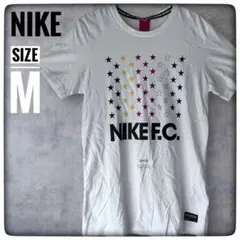 【美品】NIKE F.C. 星柄 Tシャツ ホワイト 【M】サイズ ナポリカラーのサムネイル