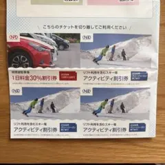 日本駐車場開発　株主優待　紙チケットのみ　アクティビティ割引券