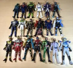 【まとめ売り】バンダイ　仮面ライダー17センチ ソフビ 19体