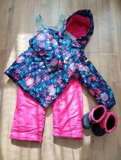 子ども スキーウェア 110 スノーブーツ　16cm