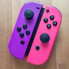 Switch ジョイコン ネオンパープル×ネオンピンク ニンテンドー