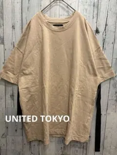 ♠️ UNITED TOKYO 2タックビッグTシャツ　七分袖ワンピースのサムネイル
