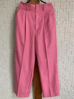 GU ピンク ワイドパンツ