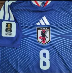 日本代表ユニフォーム 久保建英 8番 W杯 オフィシャル スリーブパッチ限定品のサムネイル