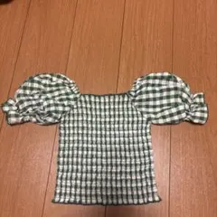 B:MING ギンガムチェック 半袖シャツ