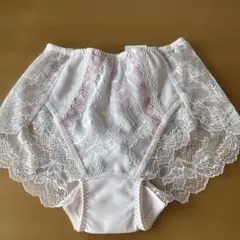 Wacoal パルファージュレース付きピンクショーツMサイズ深め