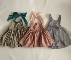 MARLMARL cottoli チュールエプロンワンピース子供用3点セット