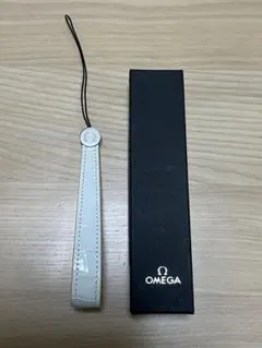‼️最終価格‼️OMEGA ホワイトレザーストラップ