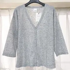 【新品】今流行りのボタン薄手カーディガン♡グレー♡全4色ご用意☆