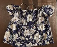 花柄チュニックSPIRALGIRL 大人可愛い　ストラップ　未使用