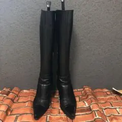 美品☆セルジオロッシ☆Sergio Rossi ロングブーツ 黒