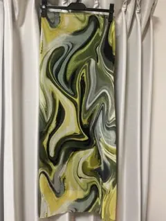 ZARA マーブル模様 ロングスカート