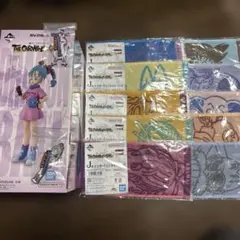 ドラゴンボール 一番くじ B賞 ブルマフィギュア&I賞クリアポスター9種