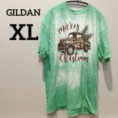 GILDAN Merry Christmas 【XL】Tシャツ グリーン