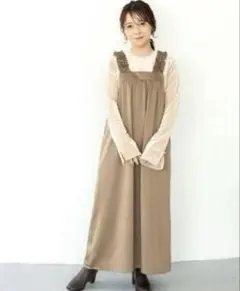 【新品】しまむら☆tal.by yumi☆キャミワンピース☆中薄橙