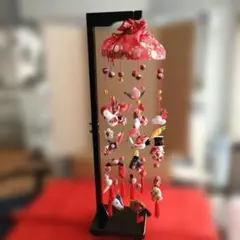 ひな祭り 吊るし飾り(みやび) 赤 高さ(80cm) - メルカリ