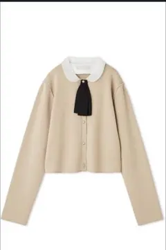 セルフォード デタッチャブル総針カーディガン ベージュ 38