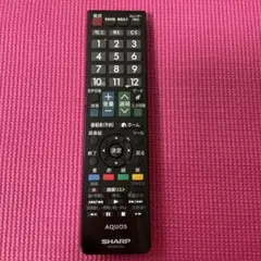 SHARP AQUOS テレビ用リモコン GB129WJSAのサムネイル