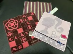 新品タグ付き ハンカチ まとめ売り クレイサス バービー 今治タオル セット