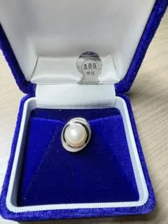 あこや真珠　パール　シルバー タイタック　タイピンのサムネイル