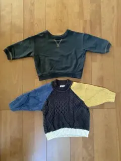 BREEZE ニット　トレーナー　2点セット サイズ80