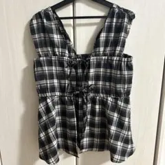 REINETTE チェック柄 タンクトップ Mサイズ