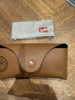 Ray-Ban メガネケース ブラウンレザー