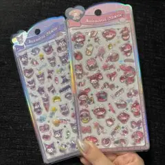 サンリオシール　マイメロ　くろみちゃん2枚セット　海外限定！！ワンセットのみ