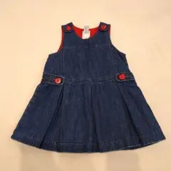GAP デニムワンピース 12-18m 80サイズ相当 かわいい 女の子 ベビー