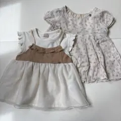 プティマイン　女の子　トップス 2枚　セット売り　90サイズ