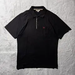 【Y9145】Burberry London 半袖ポロシャツ　サイズS ブラックのサムネイル