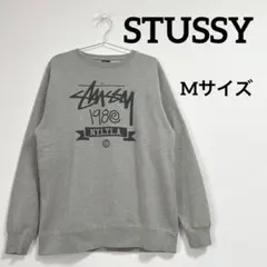 stussy ステューシー トレーナー スウェット グレー ブルー レッド 