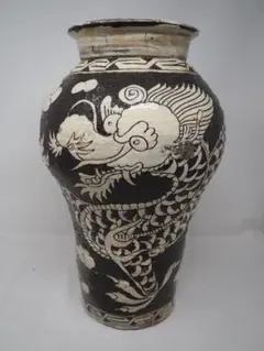 Vase﻿ Flower Hoà Biên ビエンホア陶器／ヴィンテージ／フラワーベース／花瓶 超希少・民藝☆ベトナム ﻿ Hoà ベトナムのヴィンテージの花器Biên 工芸品