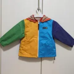 mikihouseカラフルフード付きジャケット