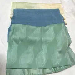 帯揚げ　セット　グリーン　ブルー