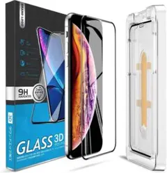 BEYEAH iPhoneX/iPhoneXS用 ガラス保護フィルム ガイド枠付