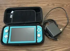 Nintendo Switch Lite ターコイズ 本体 充電器・ケース付き