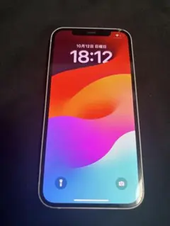 iPhone 12 6.1インチ バッテリー87% ひび割れあり
