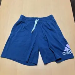 adidas AEROREADY ハーフパンツ 130cm ネイビー
