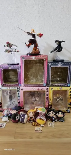 一番くじ　鬼滅の刃　善逸、ねずこ、しのぶ、魘夢、煉獄、猗窩座フィギュアセット