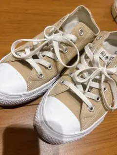 今週限り❣️ALL STAR ベージュ ローカット スニーカー