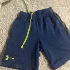 UNDER ARMOUR ハーフパンツ ネイビー ライムグリーン YMD