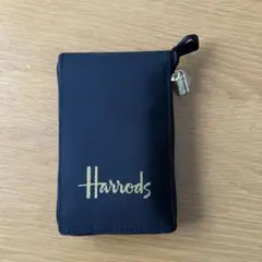 Harrods 折り畳みエコバック　黒のサムネイル