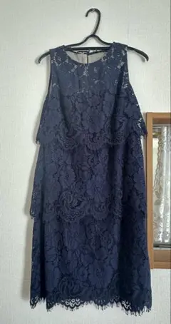 【極美品】1度のみ着用 LAUREN RALPH LAUREN ひざ丈 ドレス